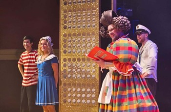 Technician steps in for pantomime dame last minute after actor falls ill