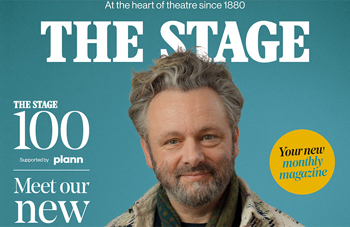The front cover of the first new monthly edition of The Stage
