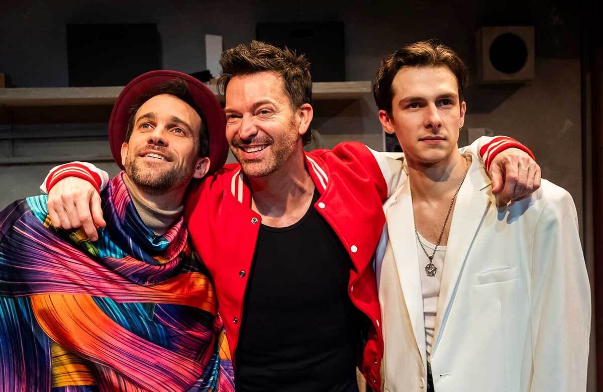 Yiftach ‘Iffy’ Mizrahi, Levi Kreis and Killian Thomas Lefevre in Already Perfect at the King's Head Theatre, London. Photo: Tristram Kenton Yiftach ‘Iffy’ Mizrahi, Levi Kreis and Killian Thomas Lefevre in Already Perfect at the King's Head Theatre, London. Photo: Tristram Kenton