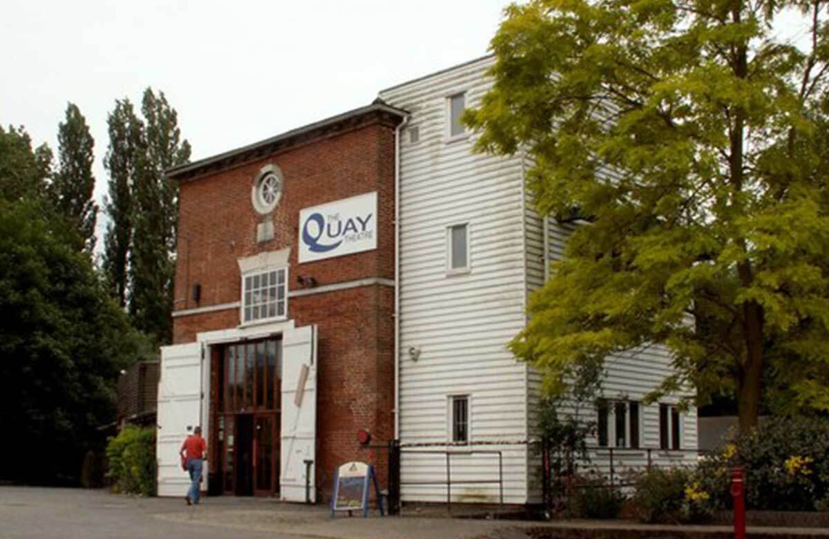 The entrance to the Quay Theatre, Sudbury, Suffolk. Photo: Robert Edwards/geograph.org.uk/wikicommons