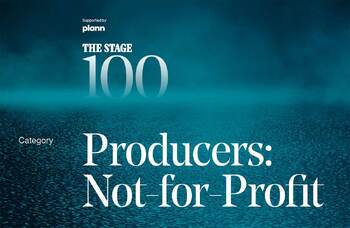 The Stage 100 2026: producers (not-for-profit)