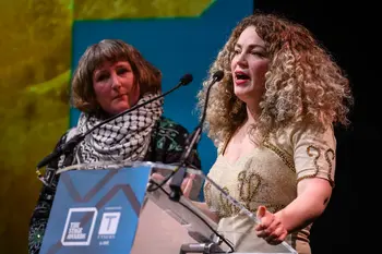 Rhiannon White & Evie Manning from Common / Wealth, winners of the Community award &copy; David Monteith Hodge