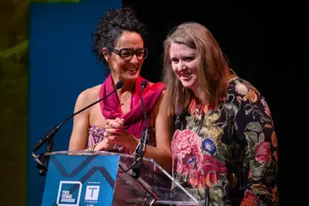 Camila Franca & Trine Garrett from Foreign Affairs, winners of the International award &copy; David Monteith Hodge