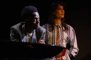 Hilson Agbangbe & Lucy Karczewski, hosts of The Stage Awards &copy; David Monteith-Hodge