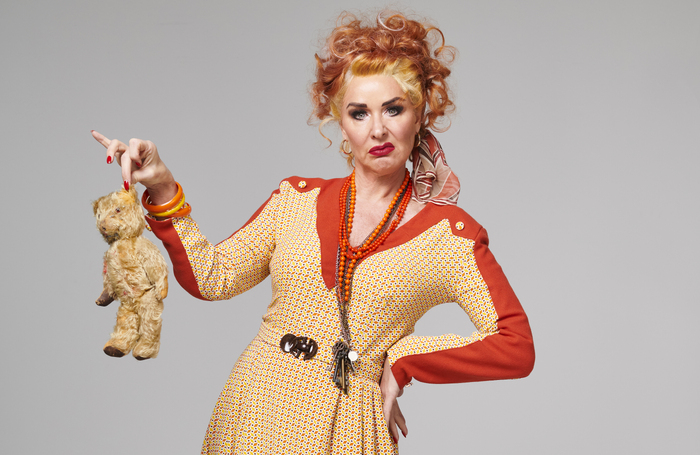 Claire Sweeney as Miss Hannigan. Photo: Matt Crockett