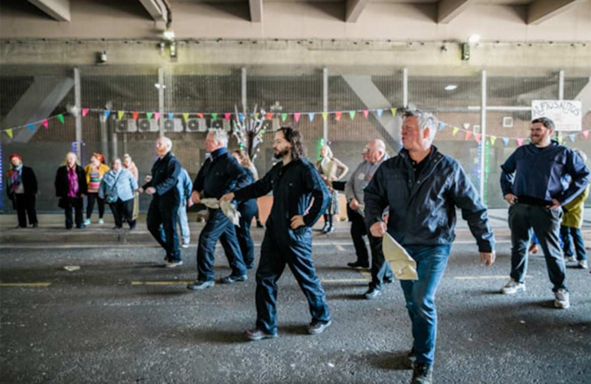 Paisley Opera, one of the recipients of Creative Scotland's Open Fund, performing A Paisley Kiss. Photo: Katy McGlynn