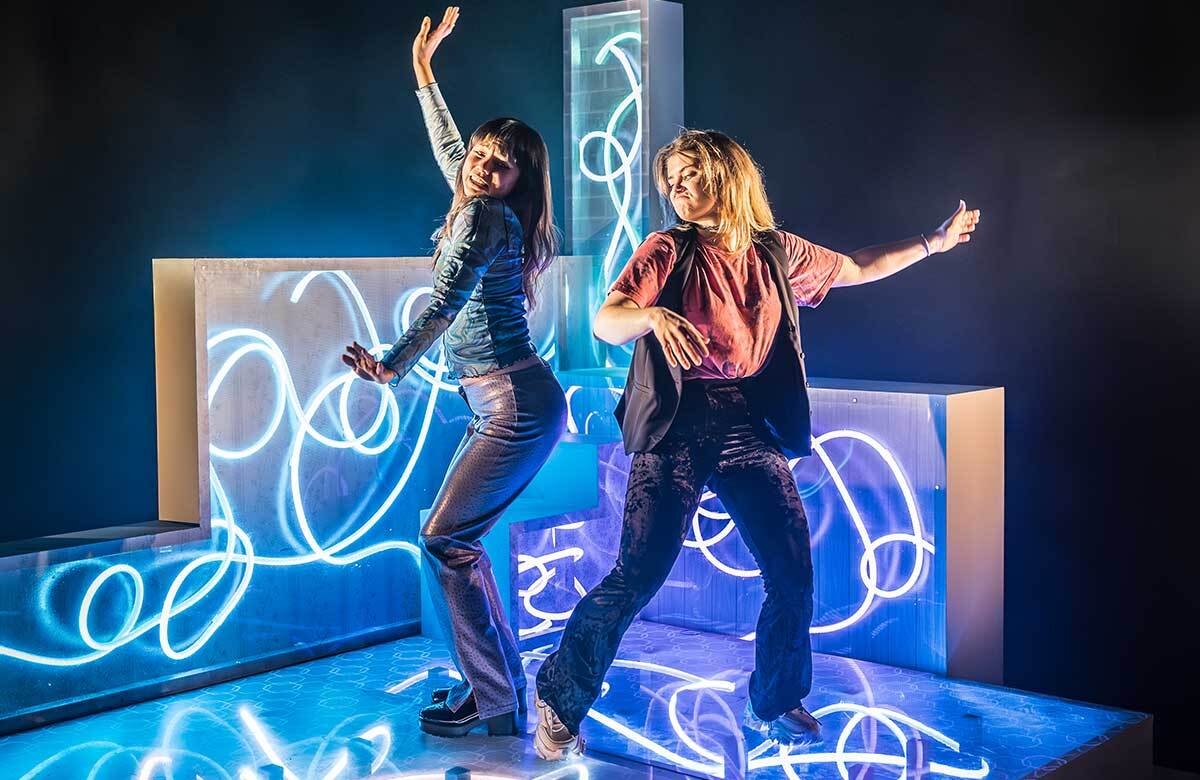 Charlotte Brown and Danielle Phillips in Children of the Night at CAST, Doncaster. Photo: Marc Brenner Charlotte Brown and Danielle Phillips in Children of the Night at CAST, Doncaster. Photo: Marc Brenner