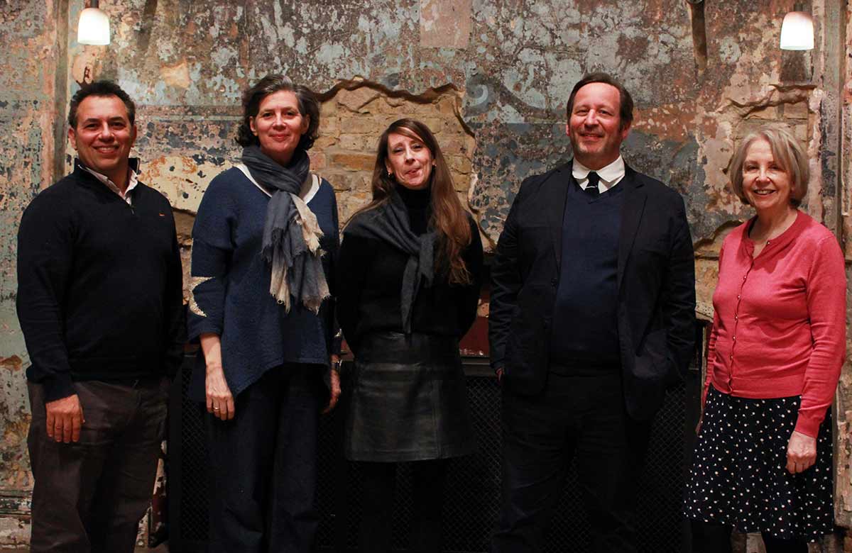 From left: Tarek Iskander, Erica Whyman, Jo Crowley, Ed Vaizey and Lyn Gardner. Photo: Phyllida Hickish From left: Tarek Iskander, Erica Whyman, Jo Crowley, Ed Vaizey and Lyn Gardner. Photo: Phyllida Hickish