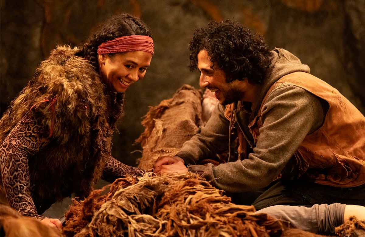 Jacoba Williams and Jonny Khan in The Shitheads at the Royal Court Theatre Upstairs, London. Photo: Camilla Greenwell Jacoba Williams and Jonny Khan in The Shitheads at the Royal Court Theatre Upstairs, London. Photo: Camilla Greenwell