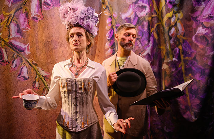 Rachel Pickup and Alan Turkington in Dear Liar at Jermyn Street Theatre, London. Photo: David Monteith-Hodge