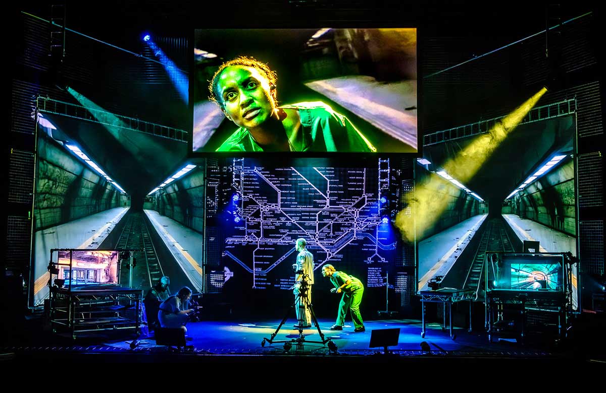 The cast of Imitating the Dog's War of the Worlds at Cast, Doncaster. Photo: Ed Waring