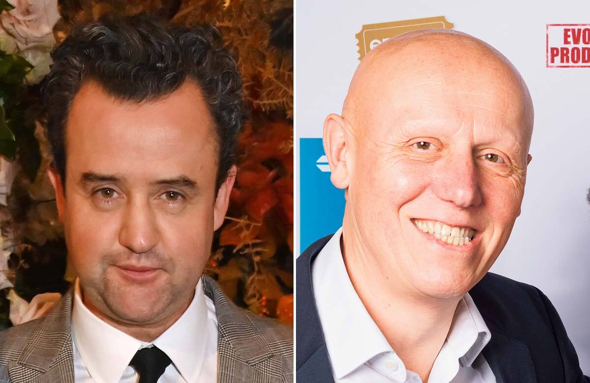 Daniel Mays and Marcus Davey. Photos: Dave Benett/Alex Brenner