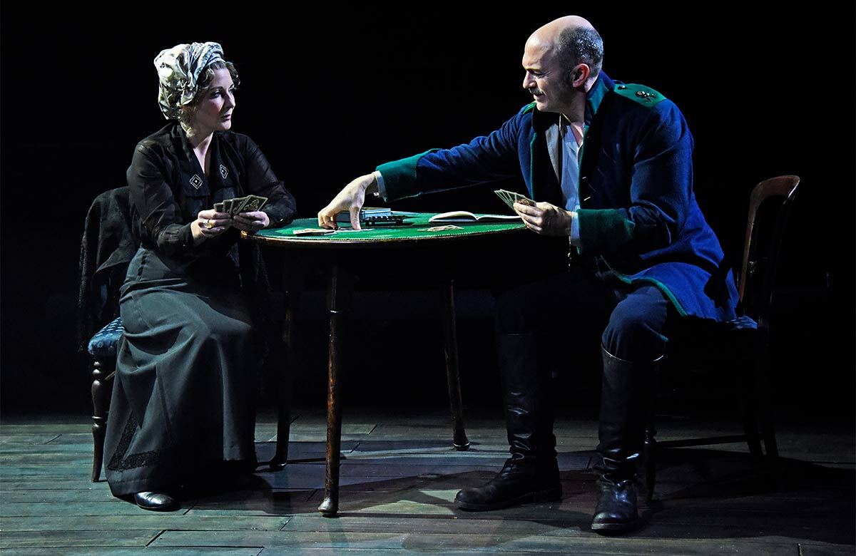 Lisa Dillon and Will Keen in Dance of Death at the Orange Tree Theatre, London. Photo: Nobby Clark