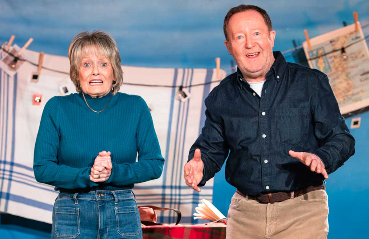 Maureen Carr and Jonathan Watson in Someone's Knockin' at the Door at &Ograve;ran M&oacute;r, Glasgow. Photo: Tommy Ga Ken Wan