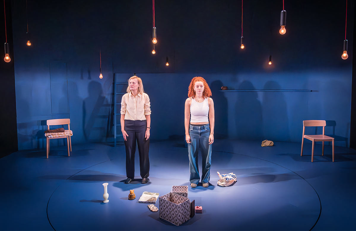 Anastasia Hille and Erin Kellyman in Evening All Afternoon at the Donmar Warehouse, London. Photo: Marc Brenner