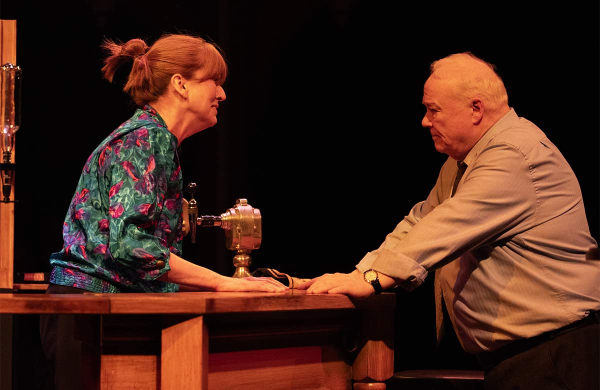 Sarah White and Michael Starke in Two at Shakespeare North Playhouse, Prescot. Photo: Alex Hurst