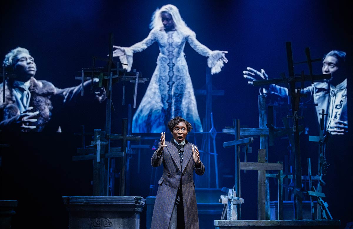 Cynthia Erivo in Dracula at the Noël Coward Theatre, London. Photo: Daniel Boud Cynthia Erivo in Dracula at the Noël Coward Theatre, London. Photo: Daniel Boud