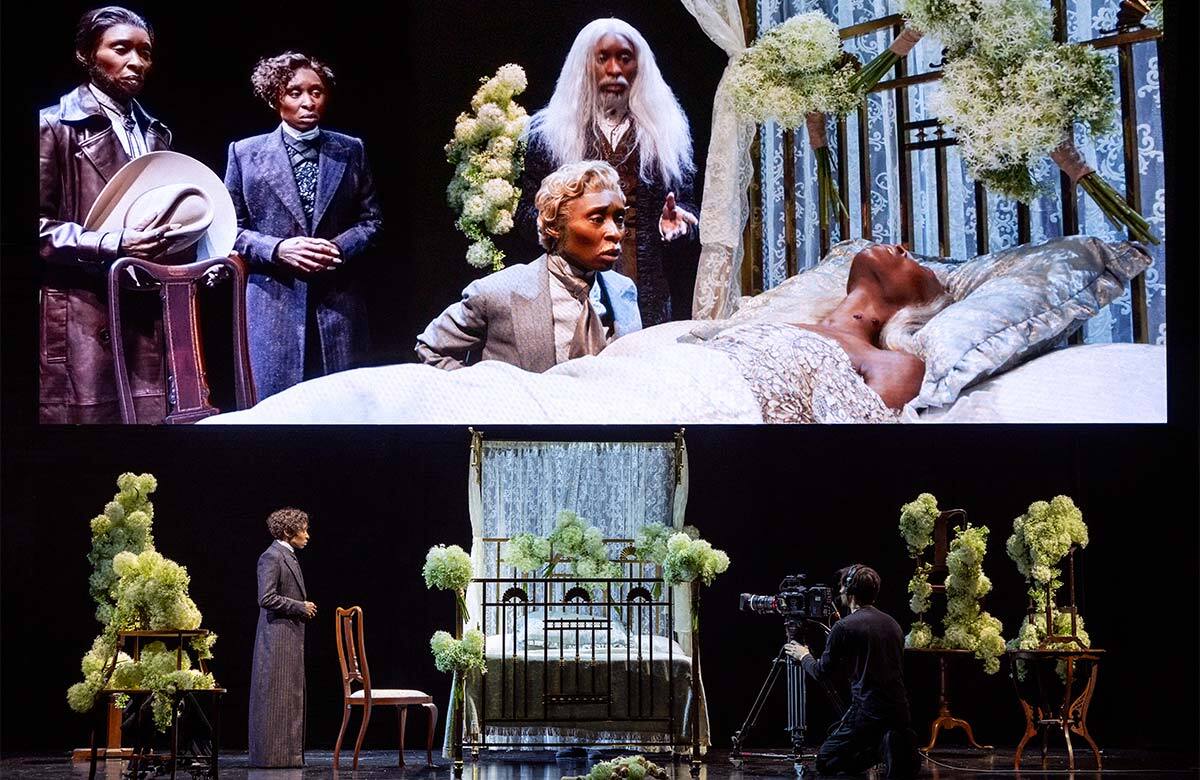 Cynthia Erivo in Dracula at the Noël Coward Theatre, London. Photo: Daniel Boud Cynthia Erivo in Dracula at the Noël Coward Theatre, London. Photo: Daniel Boud