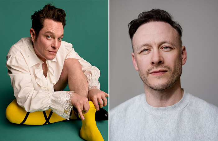 Mathew Horne as Malvolio in Twelfth Night and Kevin Clifton