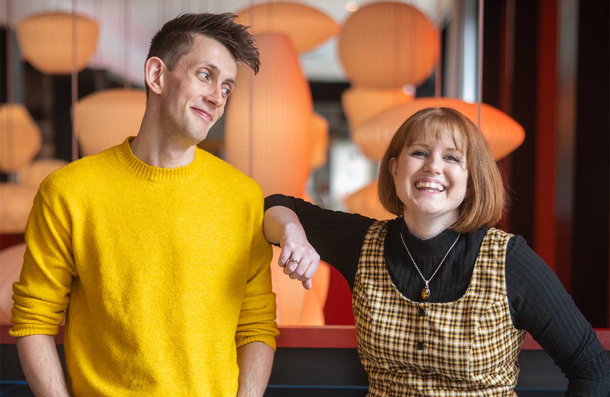 Scott Gilmour and Claire McKenzie. Photo: Noisemaker