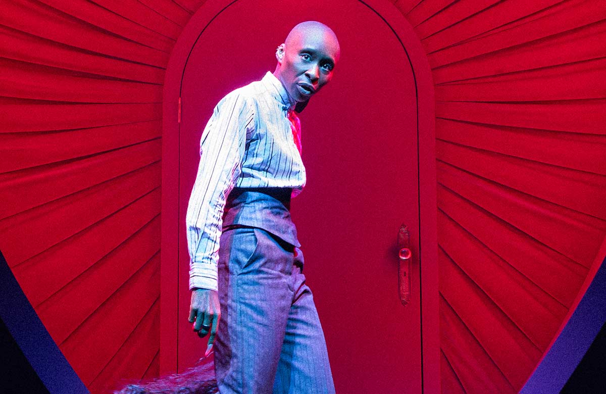 Cynthia Erivo in Dracula at the Noël Coward Theatre, London. Photo; Daniel Boud