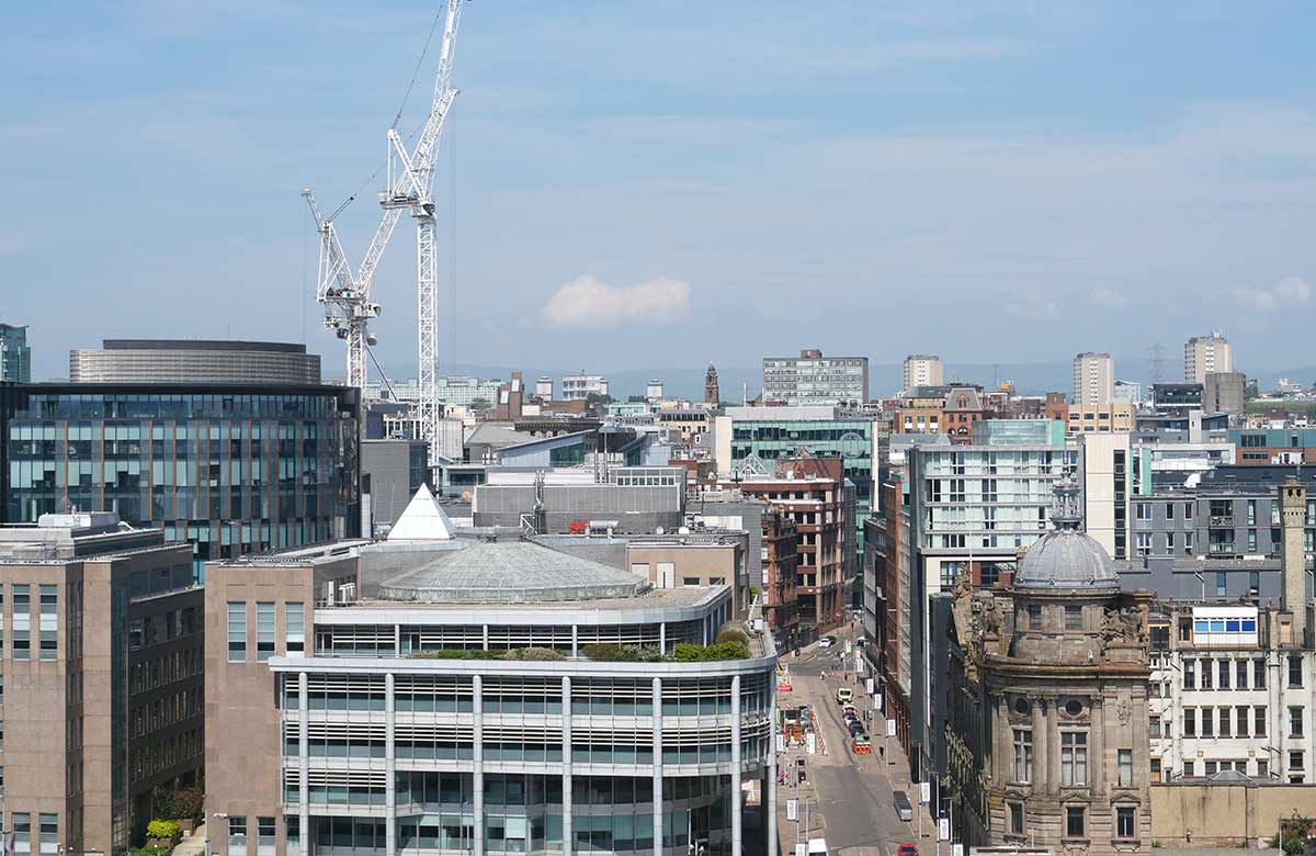 Glasgow's city centre. Photo: Shutterstock