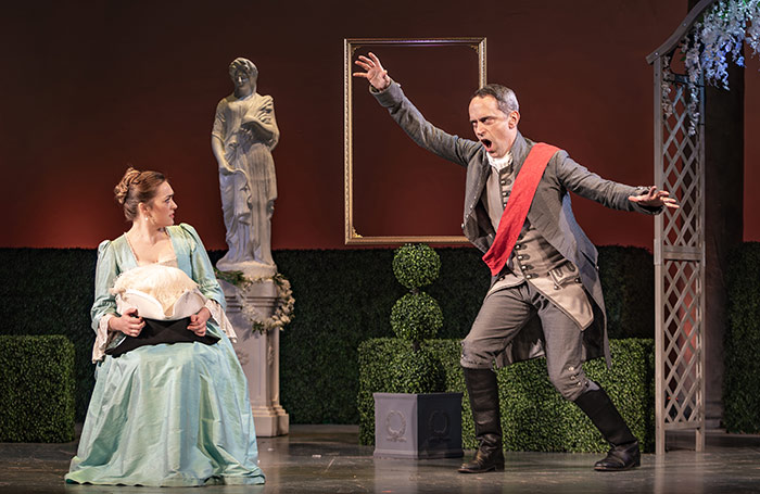 Ellie Neate and Trevor Eliot Bowes in Imeneo by Cambridge Handel Opera Company. Photo: Craig Fuller