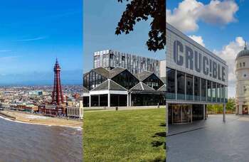 Blackpool, Inverness-Highland and Sheffield are among nine locations longlisted for UK City of Culture 2029. Photos: Shutterstock/Smart Banda