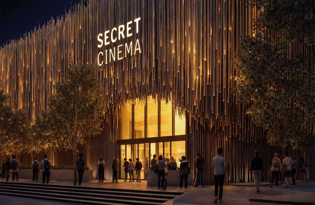Artist's impression of Secret Cinema's planned venue on the Greenwich Peninsula. Photo: Studio DJL Dale Croft
