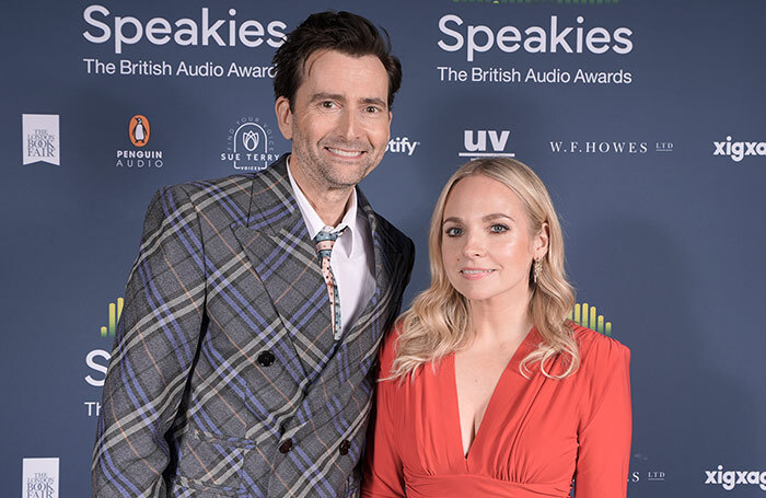 David Tennant and Georgia Tennant at the British Audio Awards (Speakies) last year. Photo: Alex Brenner David Tennant and Georgia Tennant at the British Audio Awards (Speakies) last year. Photo: Alex Brenner