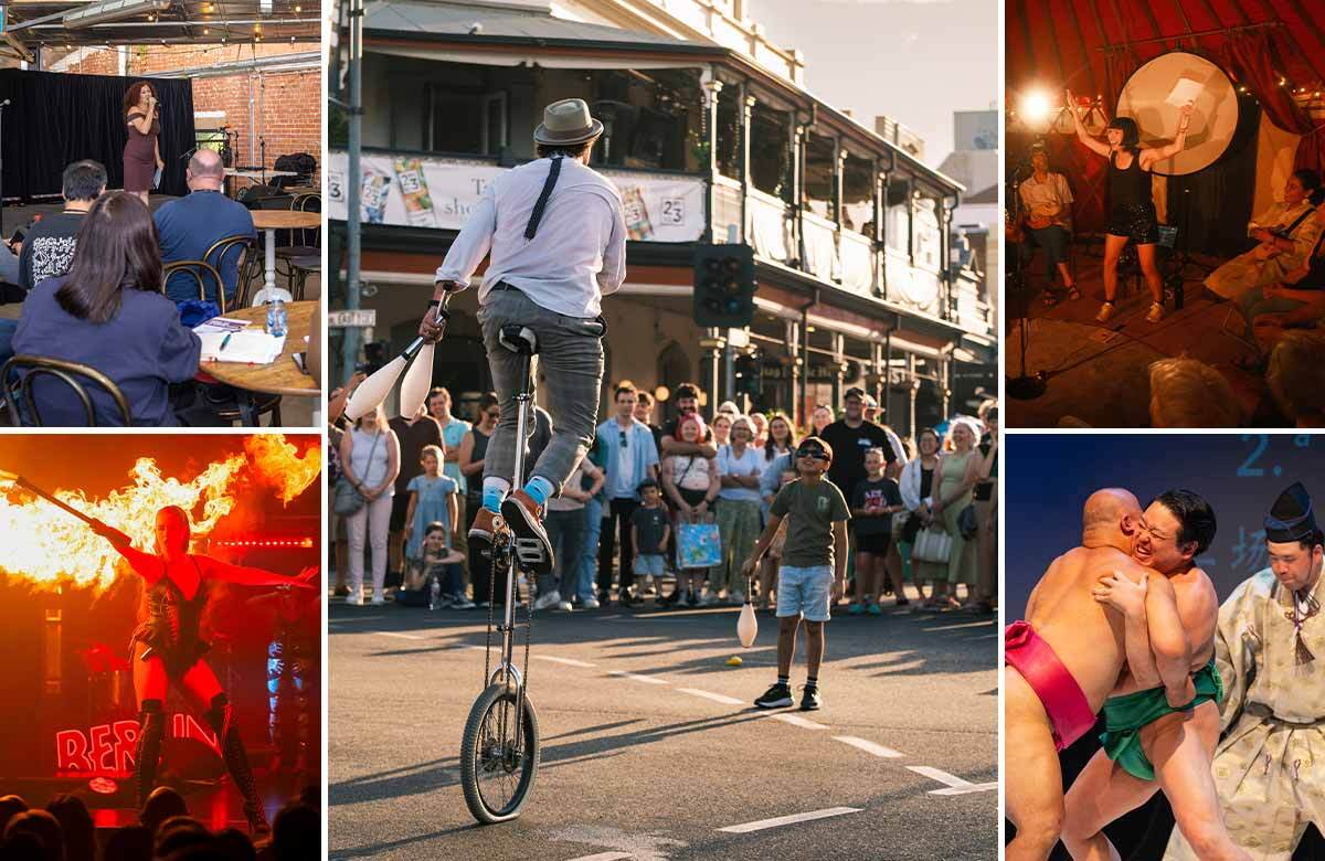 Adelaide Fringe 2026 highlights. Photos: Dinuka Liyanawatte/Kyahm Ross/Jack Timberlake/Razan Fakhouri