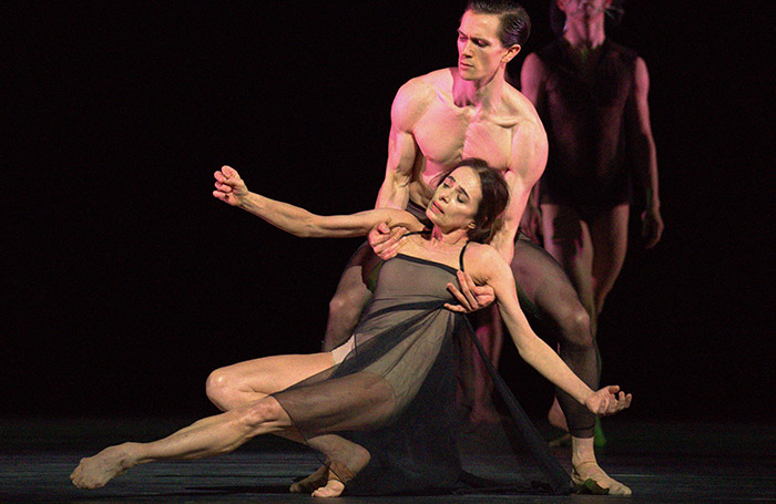 Alessandra Ferri dancing Woolf Works at the Royal Opera House with William Bracewell in 2023. Photo: Asya Verzhbinsky