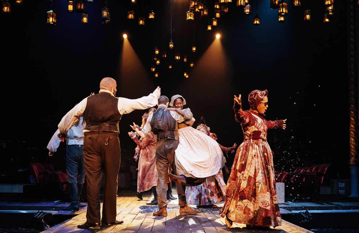 The cast of A Christmas Carol at The Old Vic, London in 2023 Photo: Manuel Harlan The cast of A Christmas Carol at The Old Vic, London in 2023 Photo: Manuel Harlan