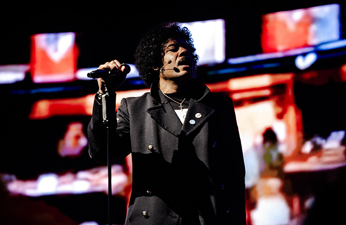 Peter M Smith in Moonlight: The Philip Lynott Enigma at the Eventim Apollo, London. Photo: Cormac Figgis