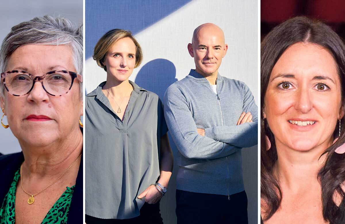 Philippa Childs/BECTU; Tamara Harvey and Daniel Evans/RSC; and Hannah Essex/Society of London Theatre and UK Theatre. Photo: Seamus Ryan Philippa Childs/BECTU; Tamara Harvey and Daniel Evans/RSC; and Hannah Essex/Society of London Theatre and UK Theatre. Photo: Seamus Ryan