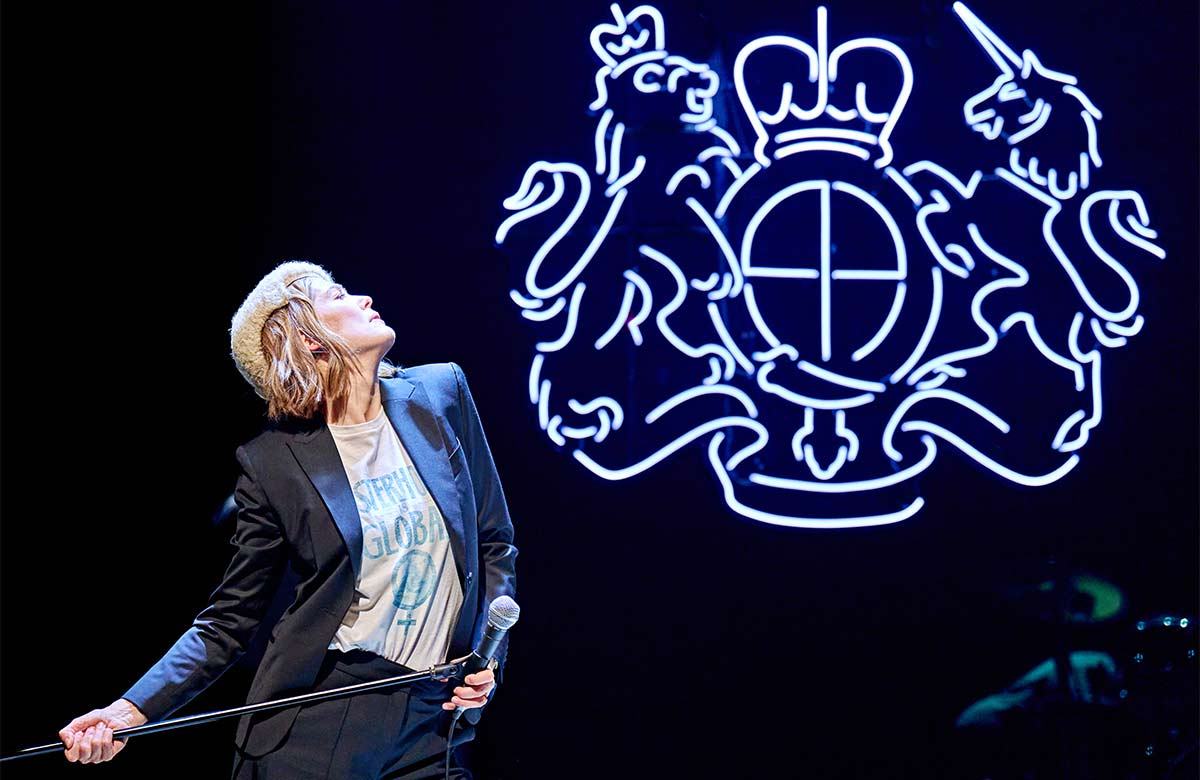 Rosamund Pike in Inter Alia at the National Theatre, London. Photo: Manuel Harlan