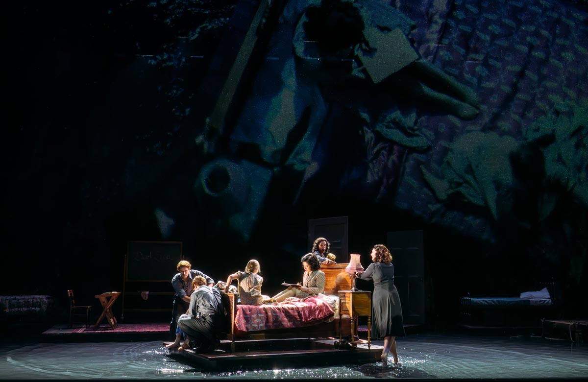 The cast of The Turn of the Screw at the Linbury Theatre, Royal Opera House, London. Photo: Mihaela Bodlovic