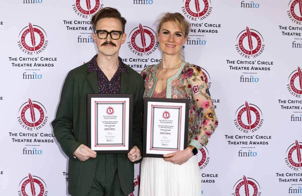 Tom Fletcher and Jessica Swale c Joanne Davidson Tom Fletcher and Jessica Swale c Joanne Davidson