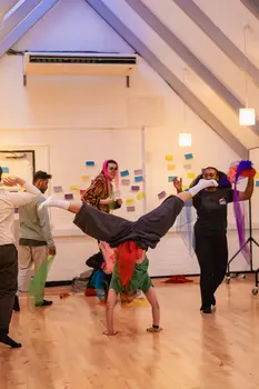 Upswing in the Rehearsal Room 3 (by Celine McKillion)