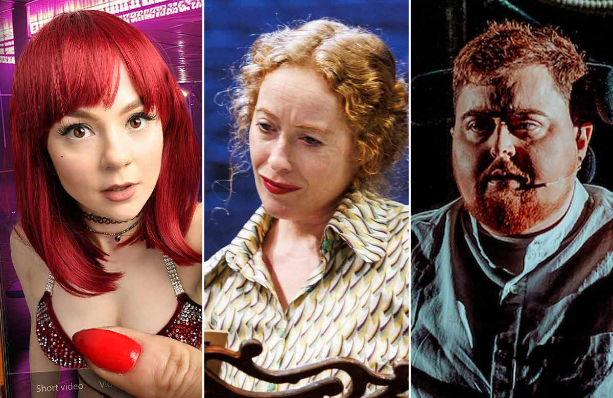 Megan Prescott in Really Good Exposure, Victoria Yeates in Ben and Imo and Jamie Hale in Transpose Pit Party: SUBVERSE. Photo: Steve Ullathorne/Ellie Kurttz/Sophia Stefellé Megan Prescott in Really Good Exposure, Victoria Yeates in Ben and Imo and Jamie Hale in Transpose Pit Party: SUBVERSE. Photo: Steve Ullathorne/Ellie Kurttz/Sophia Stefellé