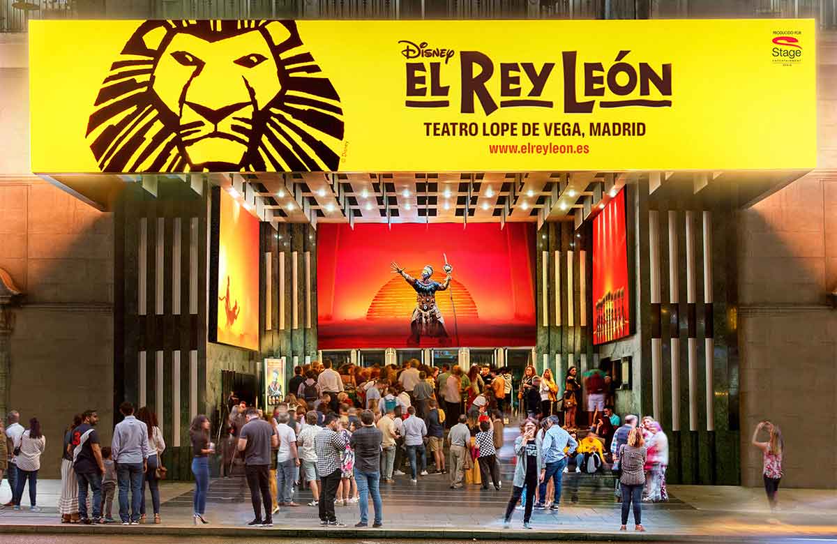 Disney&rsquo;s The Lion King at Teatro Lope de Vega, one of the theatres over which Stage Entertainment now has full control