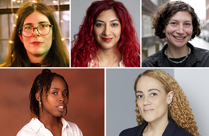 Clockwise from top left: Celia Dugua, Rafia Hussain, Sophie Visscher-Lubinizki, Danielle Manson and Jasmyn Fisher-Ryner. Photos: Clémence Rebourg/David John/Fay Summerfield Clockwise from top left: Celia Dugua, Rafia Hussain, Sophie Visscher-Lubinizki, Danielle Manson and Jasmyn Fisher-Ryner. Photos: Clémence Rebourg/David John/Fay Summerfield