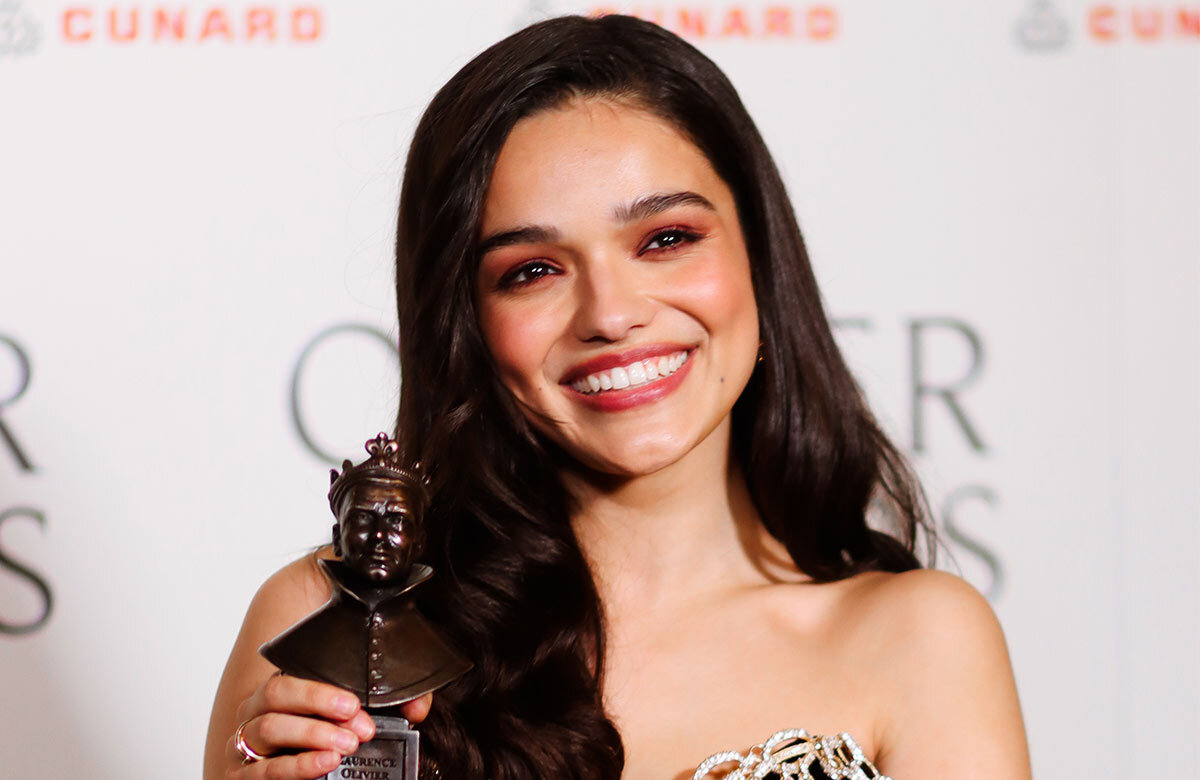 Rachel Zegler at the Olivier Awards 2026. Photos: Kashfi Khan