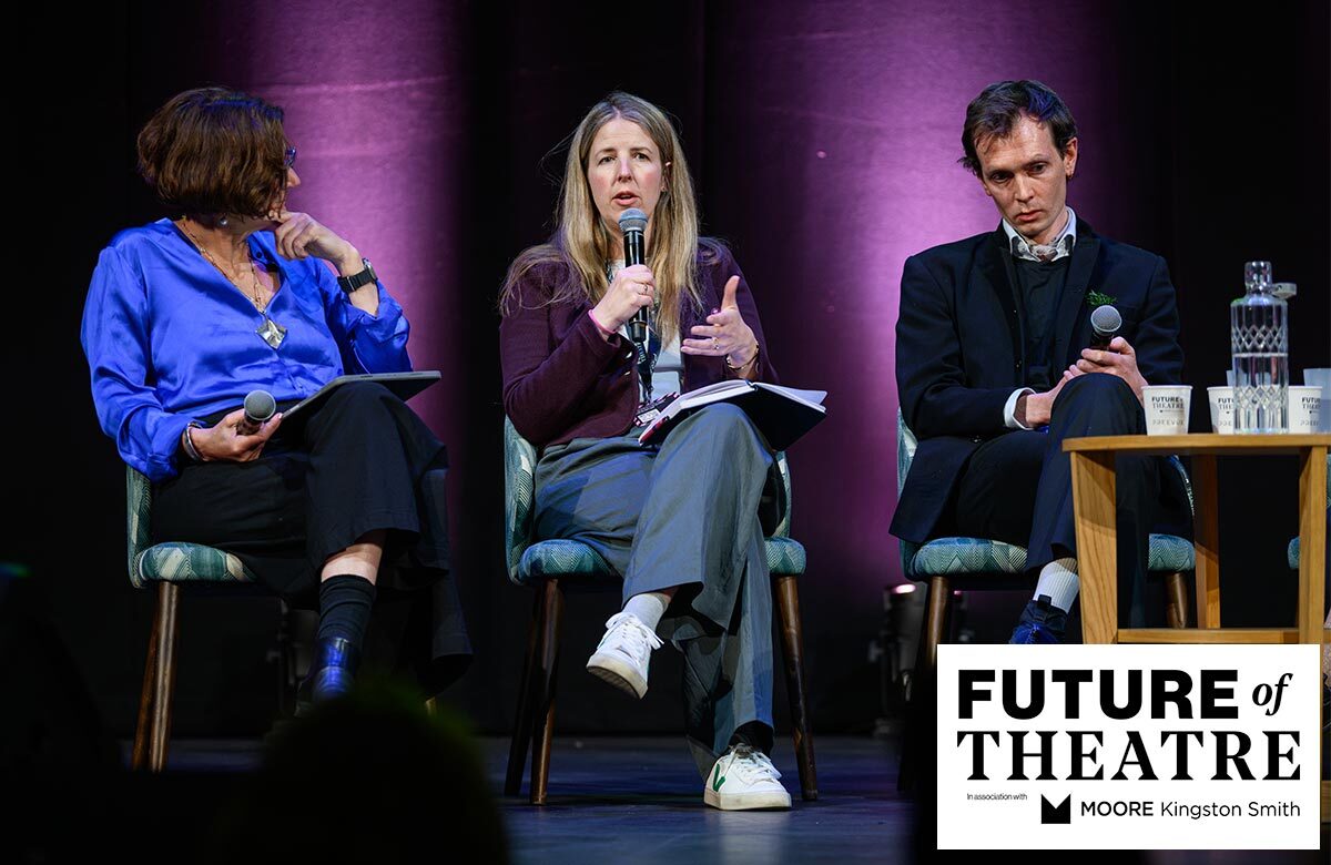 Janthi Mills-Ward (centre) speaking at The Stage's Future of Theatre conference 2026. Photo by David Monteith-Hodge Janthi Mills-Ward (centre) speaking at The Stage's Future of Theatre conference 2026. Photo by David Monteith-Hodge