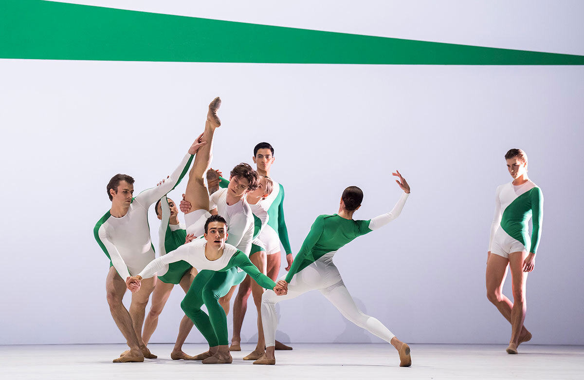 The company of Wayne McGregor: Alchemies at the Royal Opera House, London. Photo: Tristram Kenton
