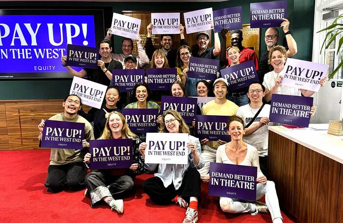 Equity West End deps. Photo: Equity