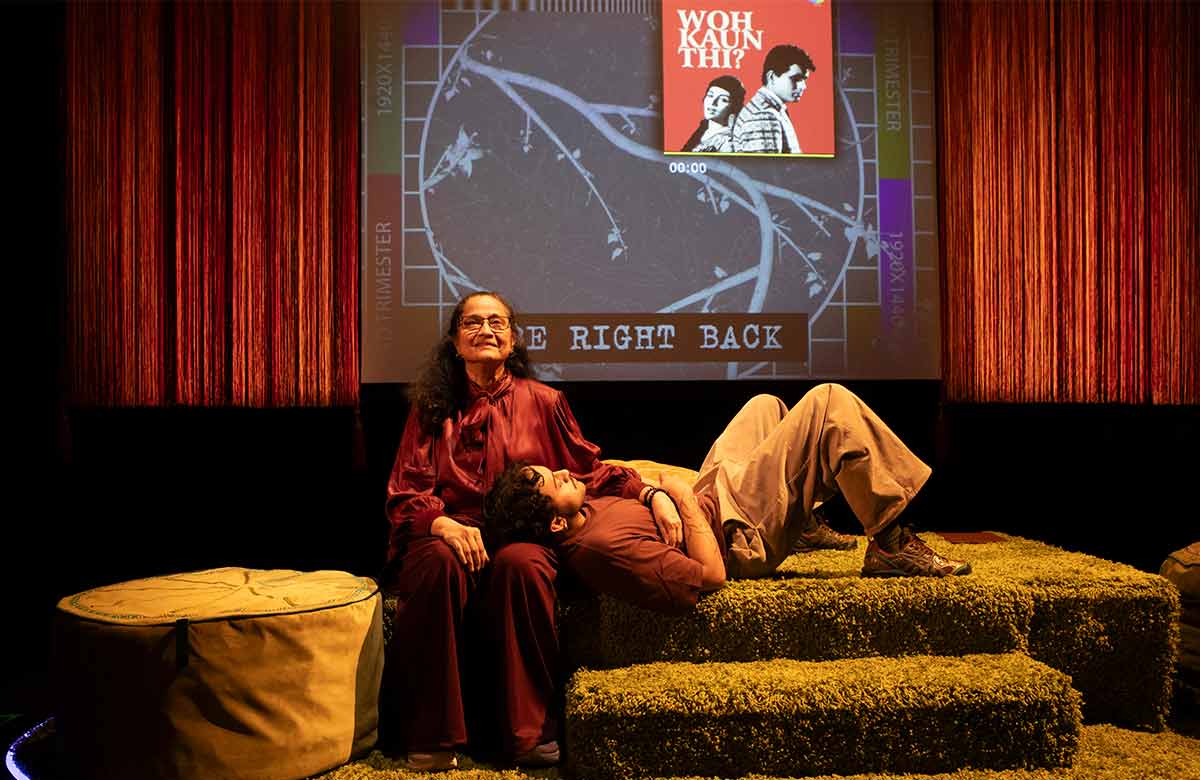 Geetha Shankar and Krishna Istha in Second Trimester at Battersea Arts Centre, London. Photo: Ali Wright