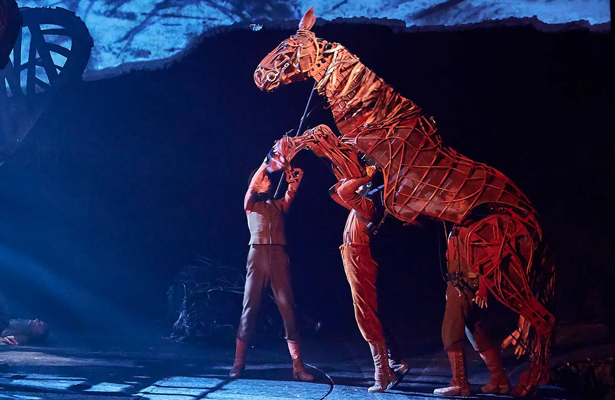 War Horse at the New London Theatre. Photo: Brinkhoff/Mogenburg