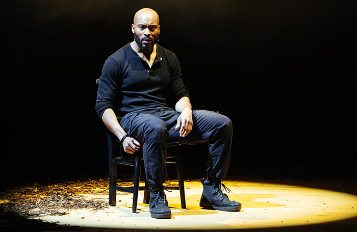 Arinz&eacute; Kene in Kohlhaas at Brighton Dome. Photo: Helen Murray
