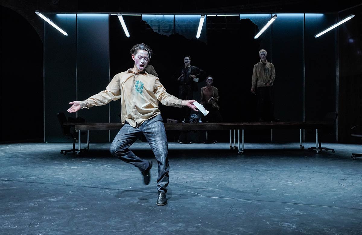 The company of Bullyache &ndash; A Good Man Is Hard to Find at Sadler&rsquo;s Wells East, London. Photo: Andrea Avezzu